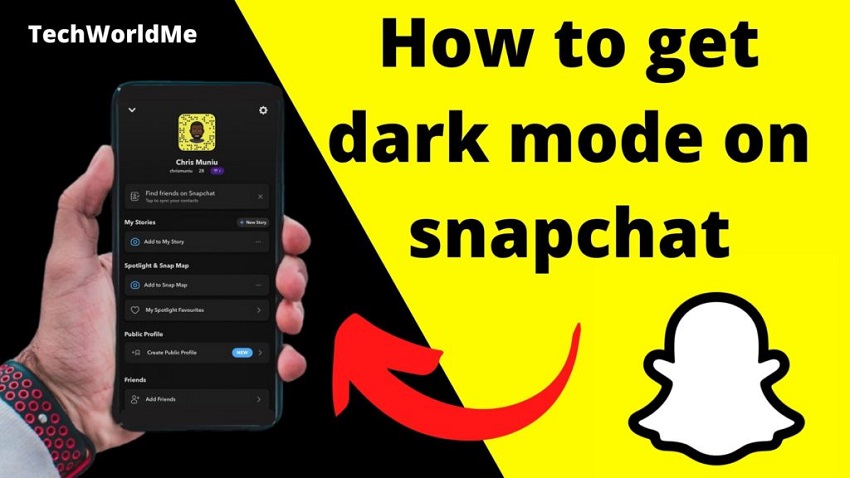  How to get dark mode on Snapchat? step by step full guide.