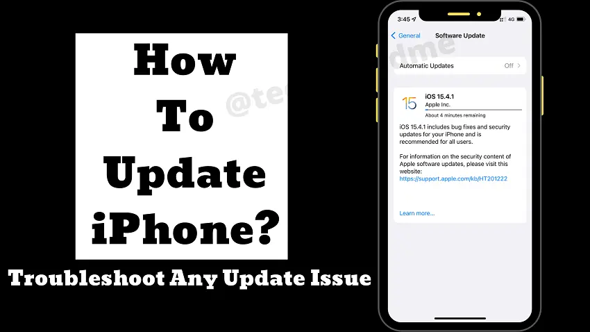  How to update iPhone? Troubleshoot any update issue.